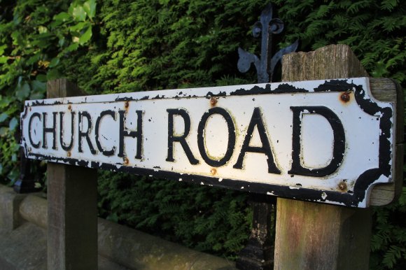 Gallery - Church Road Sign | Quarndon Village